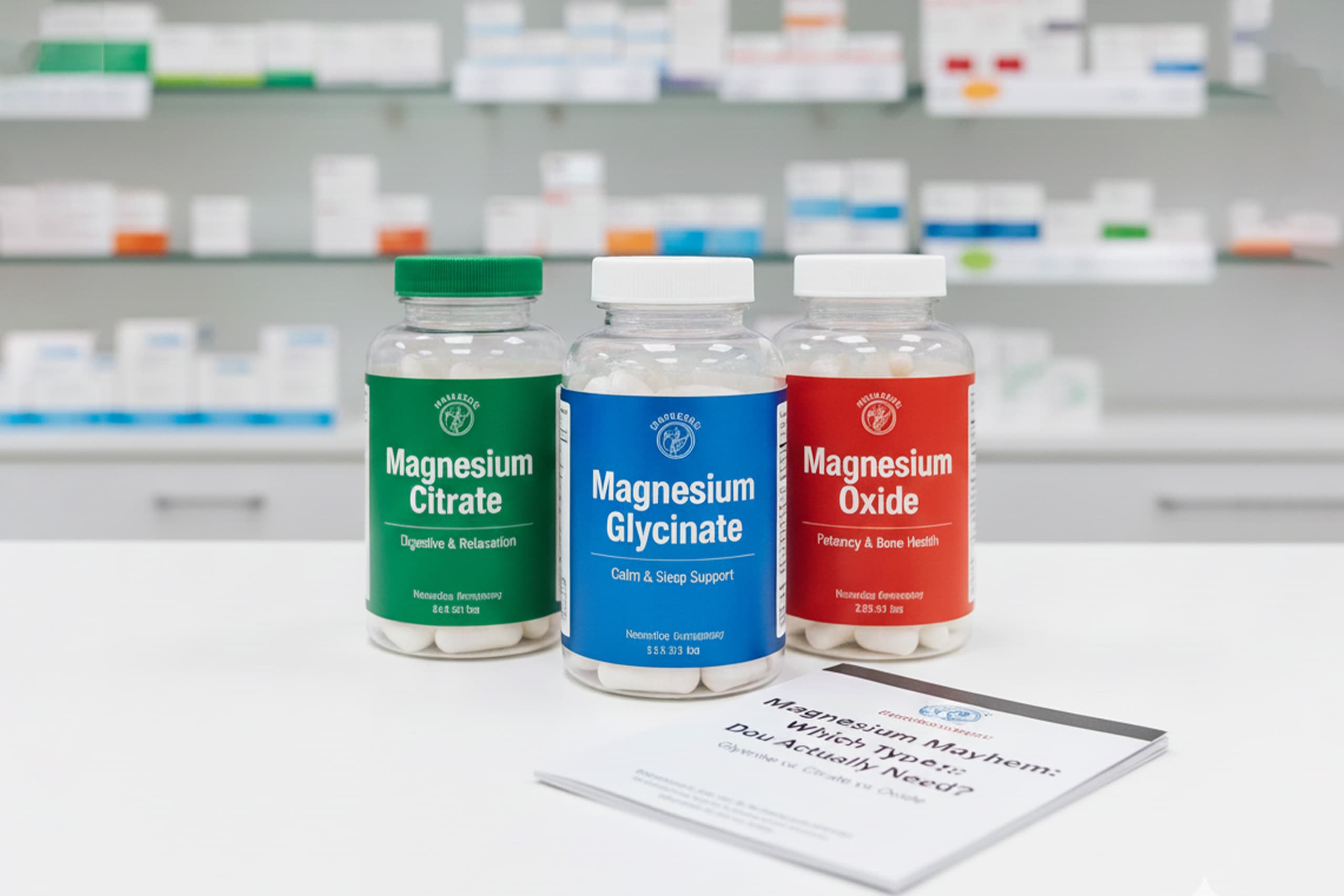 Magnesium Mayhem: Which Type Do You Actually Need? (Glycinate vs. Citrate vs. Oxide)